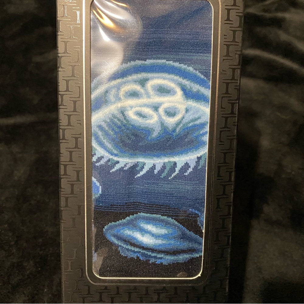 NIB Black & Blue Jellyfish Socks